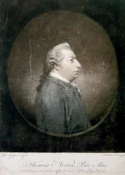 Thomas Norris, 1791 (mezzotint colorido à mão)